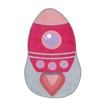 Alfombra Infantil con forma de Cohete Textils Mora Textils Mora