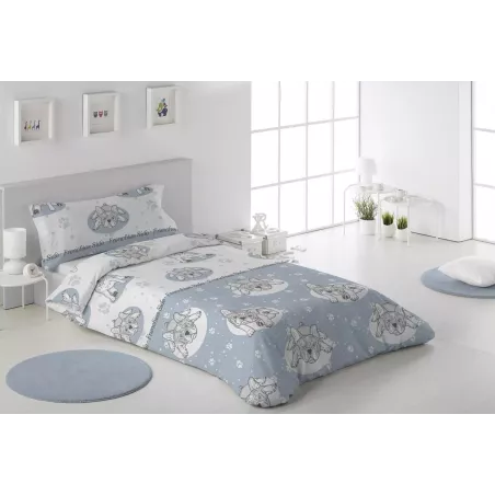 Duetto Housse de Couette Myside Bleu Stilia