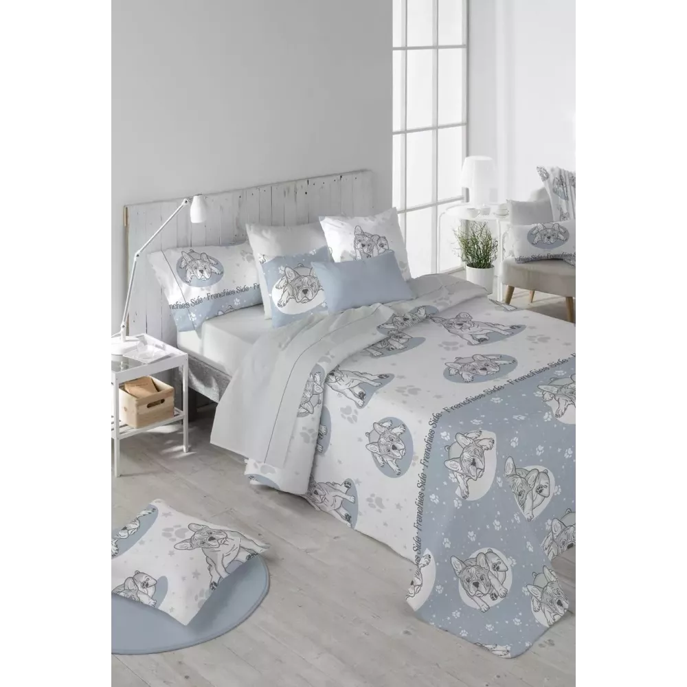 Duetto Housse de Couette Myside Bleu Stilia