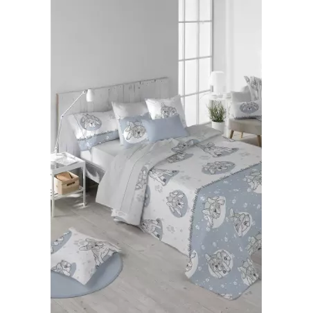 Duetto Copripiumino Myside Blu Stilia