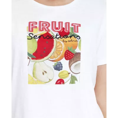 Pigiama Donna Estate 60153 Bianco Admas