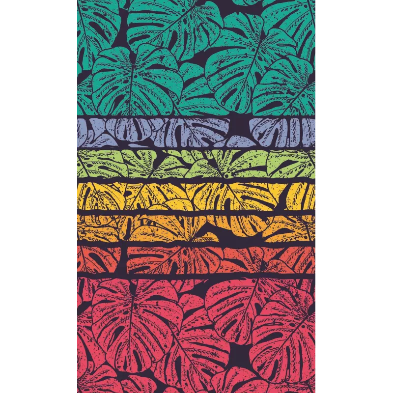 Toalla de Playa 90x165 cm Isolato Multicolor Stilia