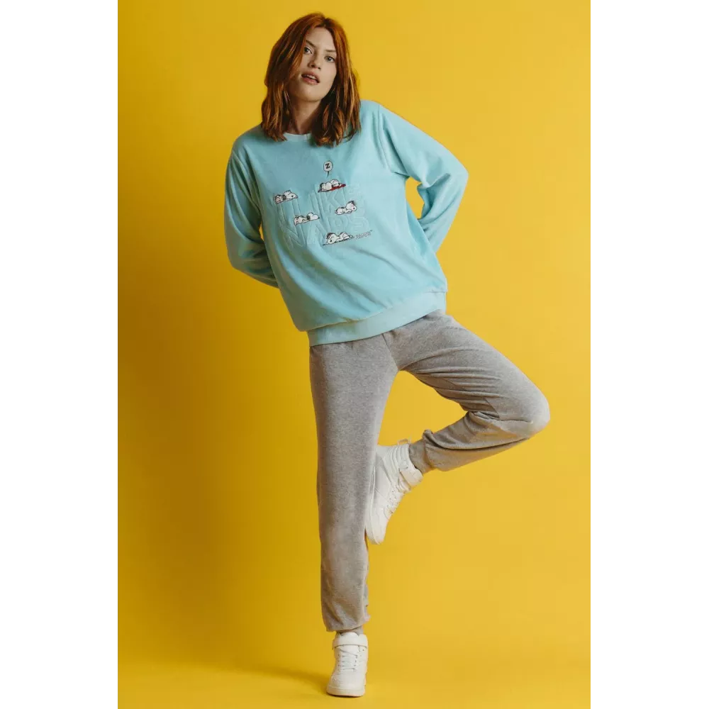 Pigiama Donna Turchese 60425 Admas