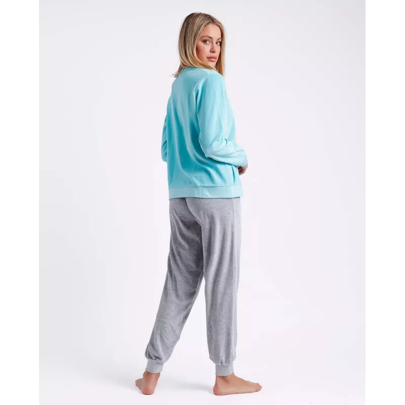Pijama Mujer Turquesa 60425 Admas