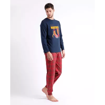 Pijama Hombre 60317 Marino Admas