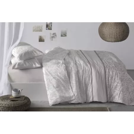 Housse de Couette 38 Marron Burrito Blanco