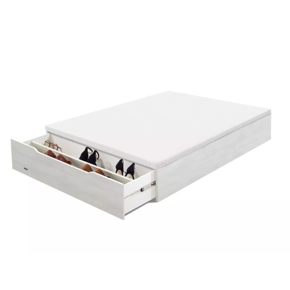 Divano Letto Ribaltabile Space con Scarpiera Flex (Vari Colori)