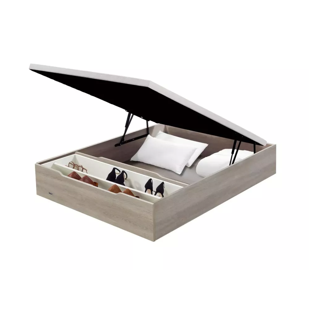 Divano Letto Ribaltabile Space con Scarpiera Flex (Vari Colori)