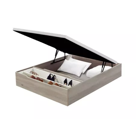Divano Letto Ribaltabile Space con Scarpiera Flex (Vari Colori)