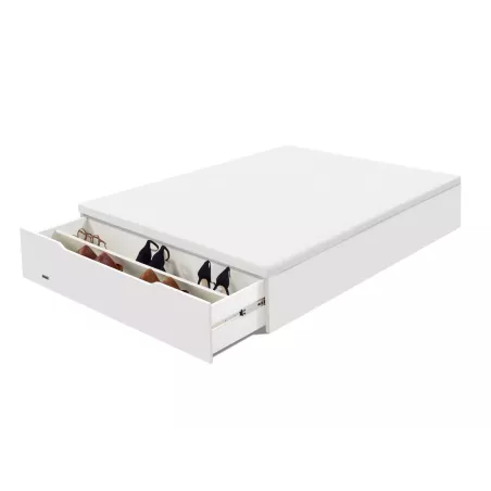 Canapé Abatível Madeira 25 Tampa com Sapateira Tecido 3D Flex (Várias Cores)