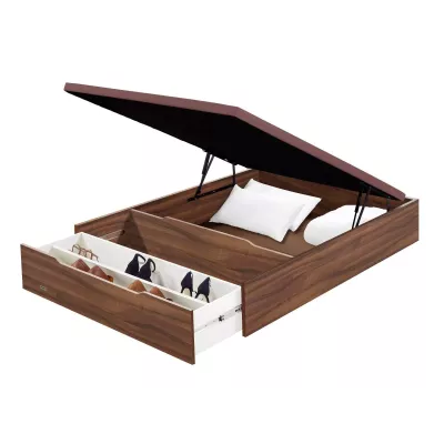 Divano Letto Ribaltabile Space con Scarpiera Flex (Vari Colori)