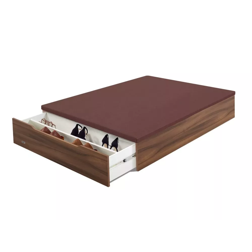 Divano Letto Ribaltabile Space con Scarpiera Flex (Vari Colori)
