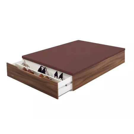 Divano Letto Ribaltabile Space con Scarpiera Flex (Vari Colori)