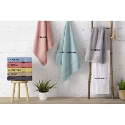 Asciugamano da bagno 100% Cotone Filato Gamma Abece Casa