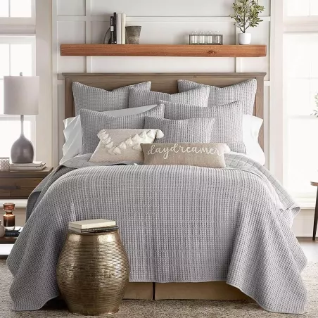 Colcha Bouti Abelie Stilia (Disponibile in colore Grigio o Naturale)