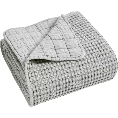 Colcha Bouti Abelie Stilia (Disponibile in colore Grigio o Naturale)