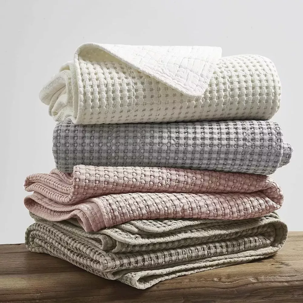 Colcha Bouti Abelie Stilia (Disponível em cores Cinza ou Natural)