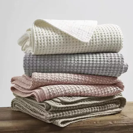 Colcha Bouti Abelie Stilia (Disponível em cores Cinza ou Natural)
