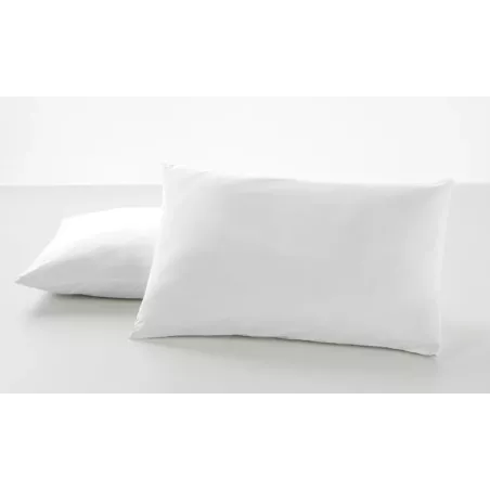 Funda de almohada COMBI LISOS. 100% algodón (144 hilos) 001-BLANCO