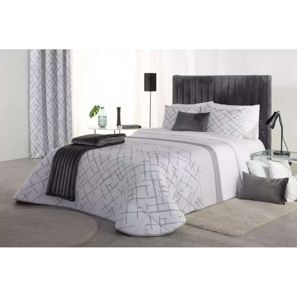 Piumino Jacquard Grigio Prado Reig Marti
