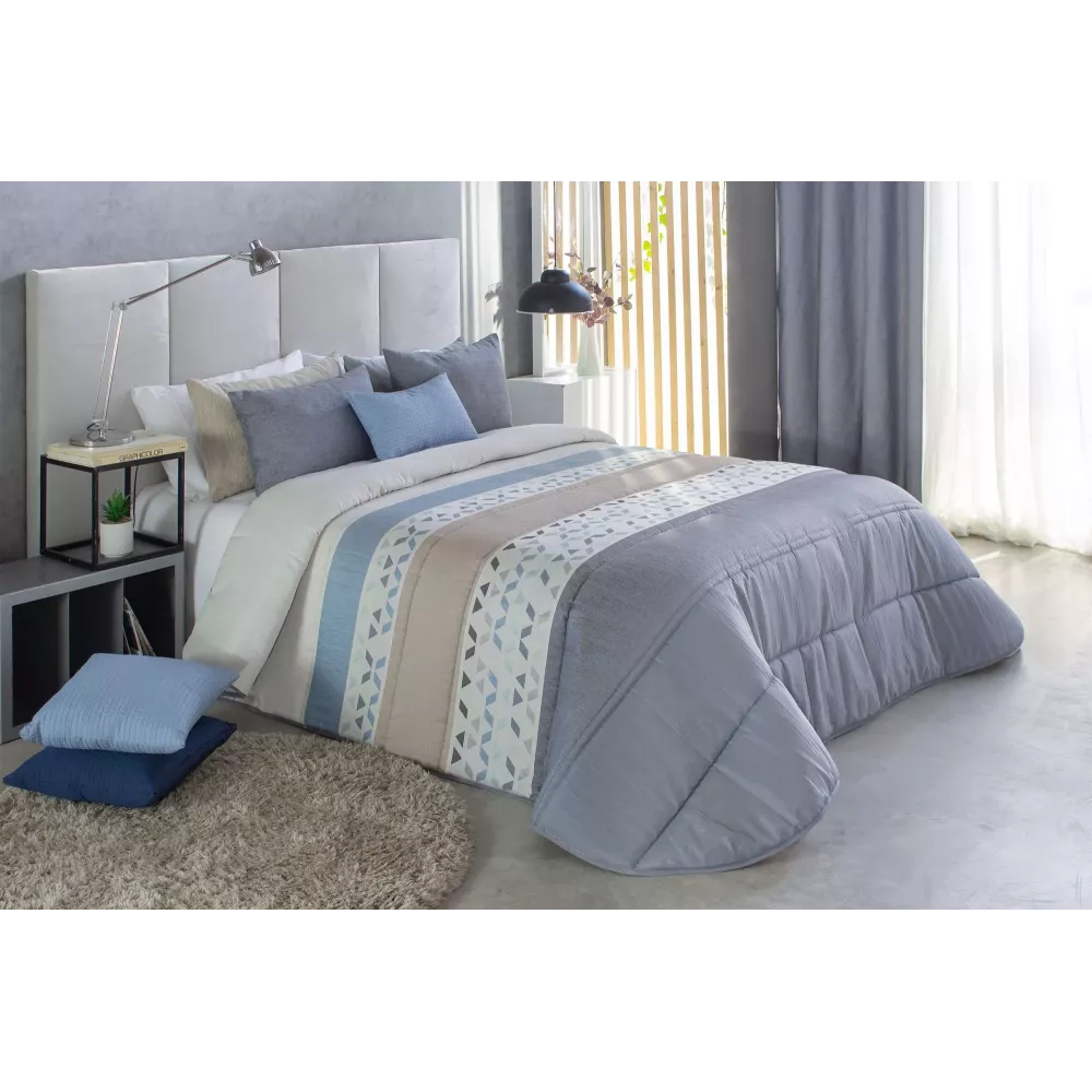 Piumino Jacquard Blu Fasio Reig Marti