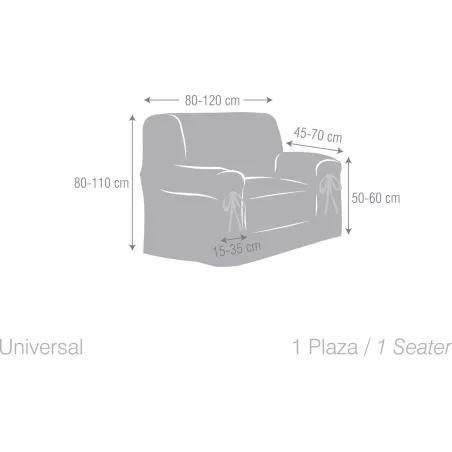 Universelle Indico Eysa Sofabezüge