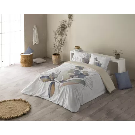 Duetto Housse de Couette Roc Blanc Naturals