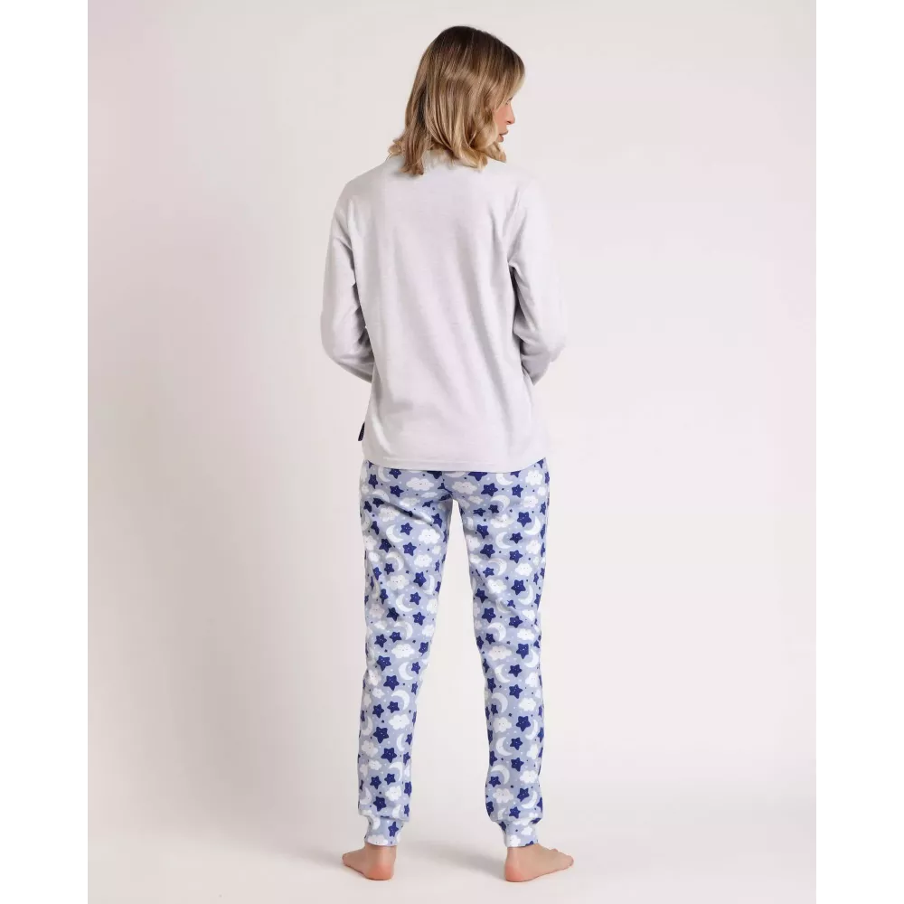 Pijama Dona Hivern 62623 Gris Admas