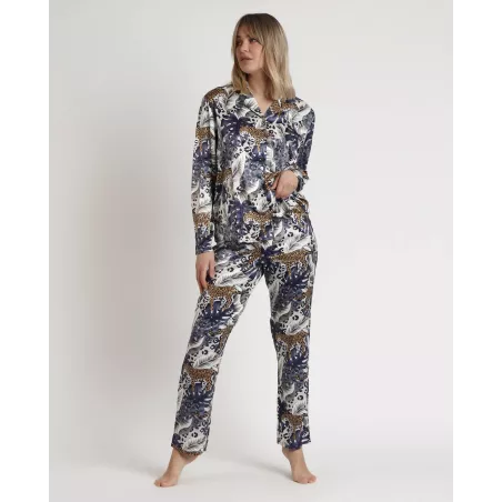 Pigiama Donna Inverno 62556 Pelle Admas
