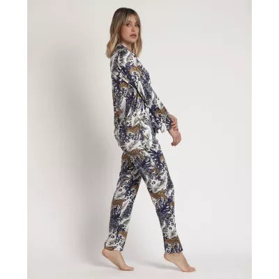 Pigiama Donna Inverno 62556 Pelle Admas