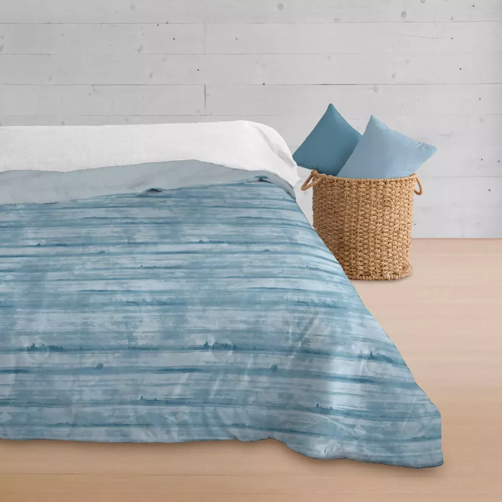 Piumino Borreguillo Cowel Blu Stilia