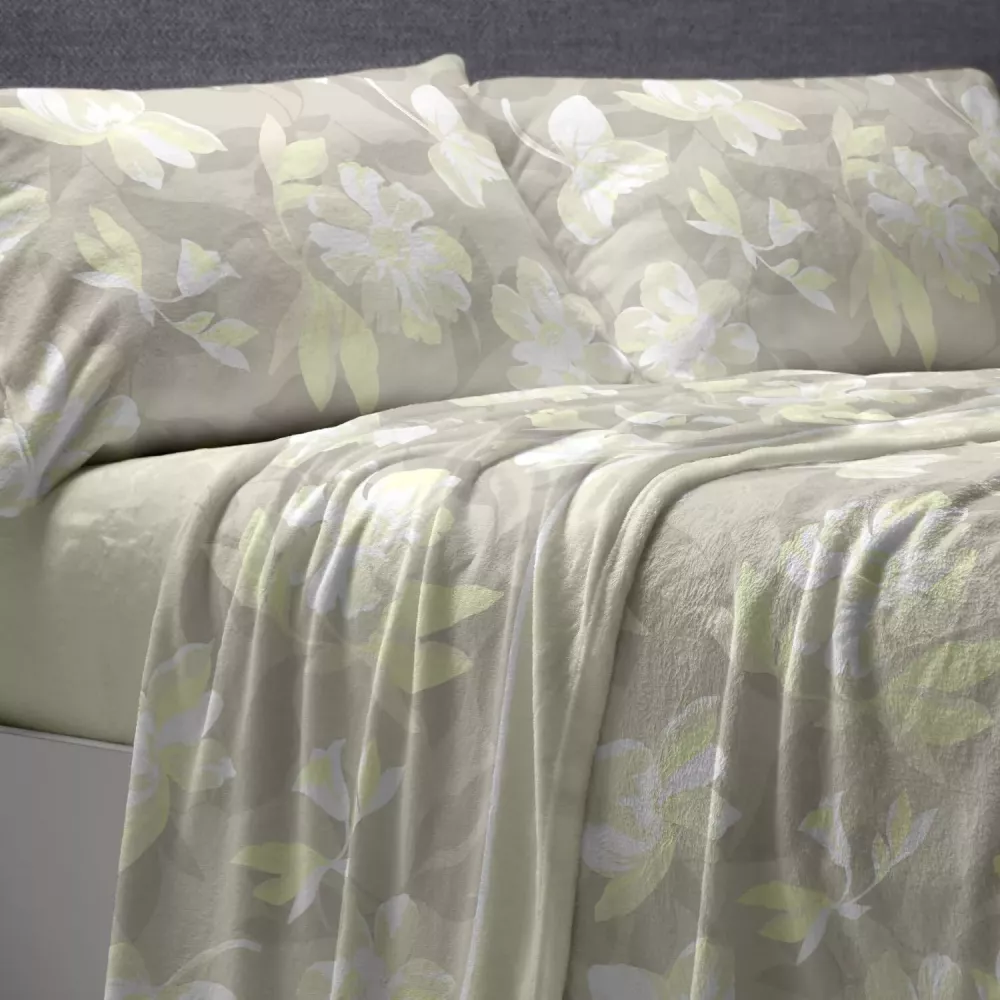 Set di Lenzuola Coralina 986 Lima Burrito Blanco
