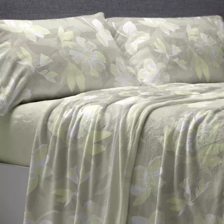 Set di Lenzuola Coralina 986 Lima Burrito Blanco