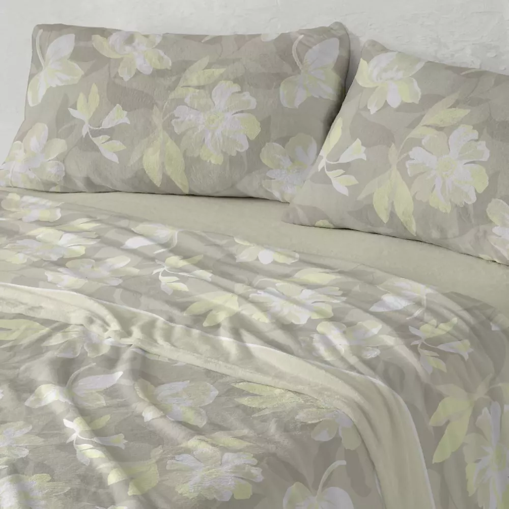 Set di Lenzuola Coralina 986 Lima Burrito Blanco