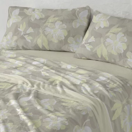 Set di Lenzuola Coralina 986 Lima Burrito Blanco