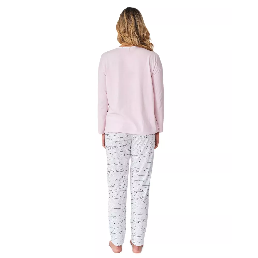 Pigiama Donna Inverno 741280 Rosa Massana