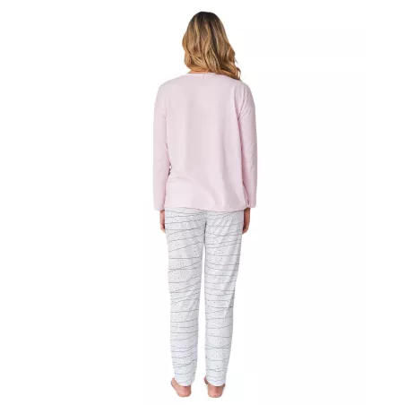 Pigiama Donna Inverno 741280 Rosa Massana