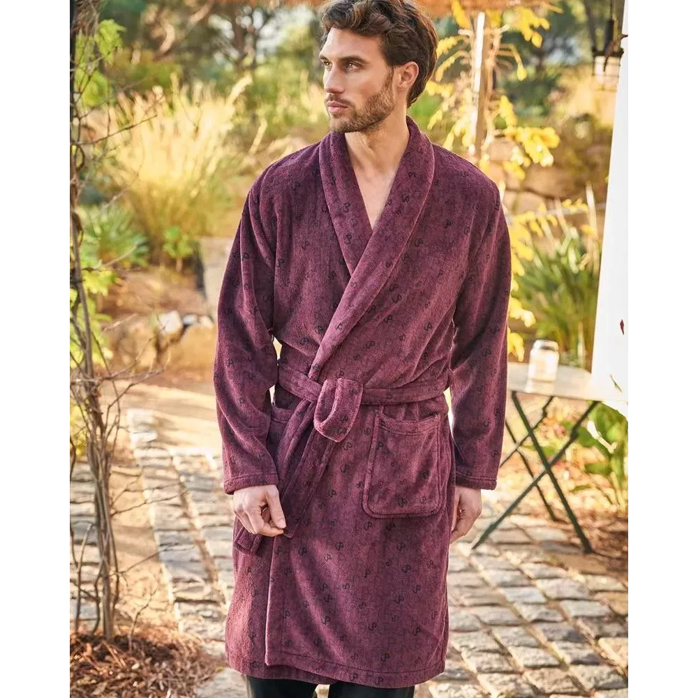 Robe d'Homme Hiver L726323 Grenat Massana