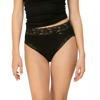 Midi Baumwollslips 3324 mit Spitze Avet
