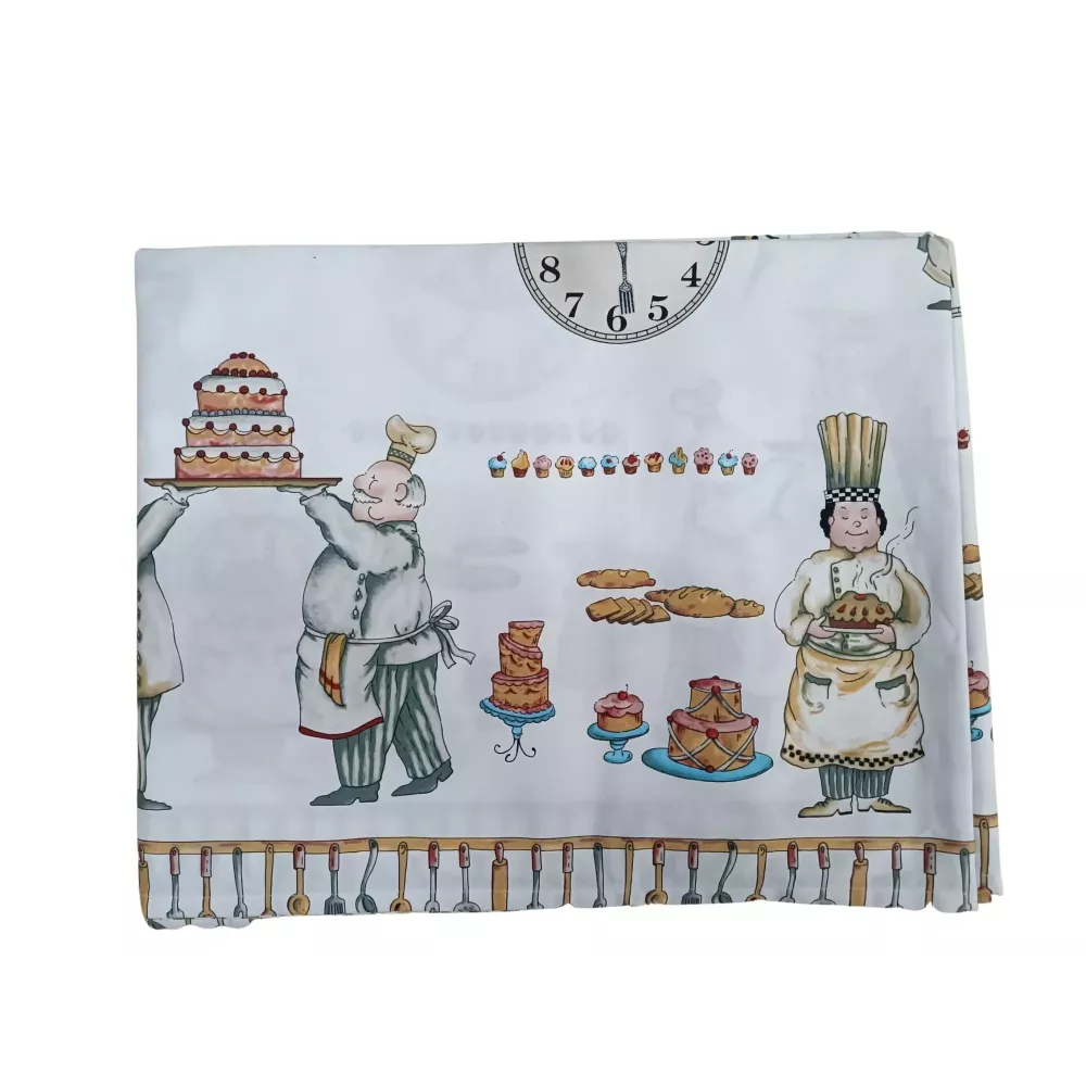 Ankara Tischdecke 100% bedruckte Baumwolle Chefs 150x250 cm