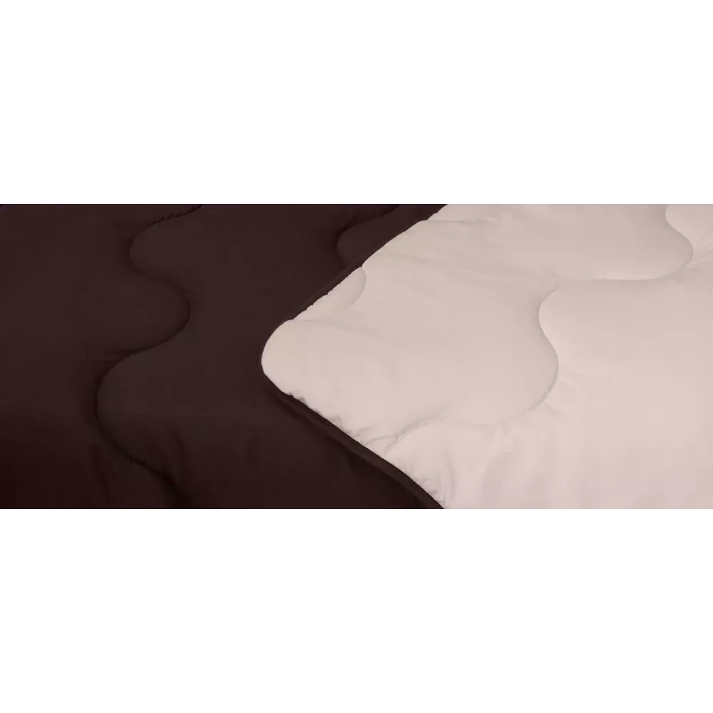 Edredom Nórdico Reversível Velfont Denver Bicolor 300 gr/m² – Marrom, Cama 180 cm