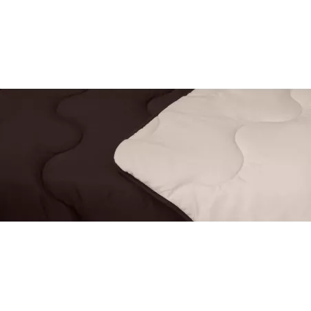Edredom Nórdico Reversível Velfont Denver Bicolor 300 gr/m² – Marrom, Cama 180 cm
