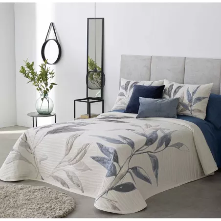 Edredão de verão Reversível Jacquard Azul Lamar Reig Marti