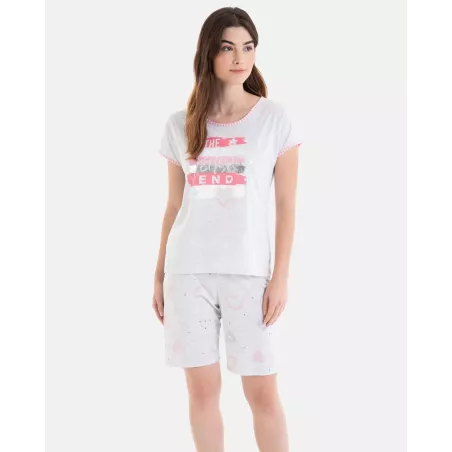 Pijama Dona Estiu P251222 Gris Massana