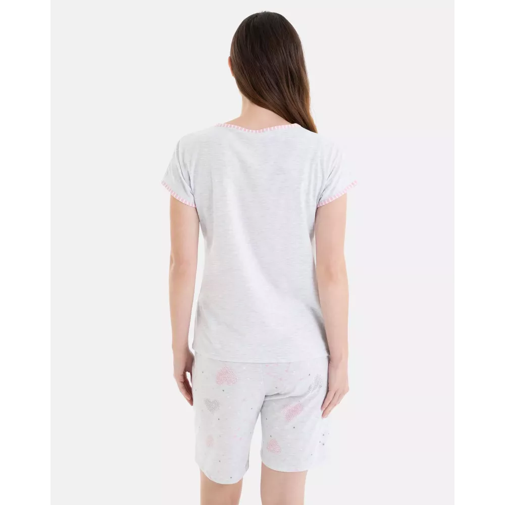 Pijama Dona Estiu P251222 Gris Massana