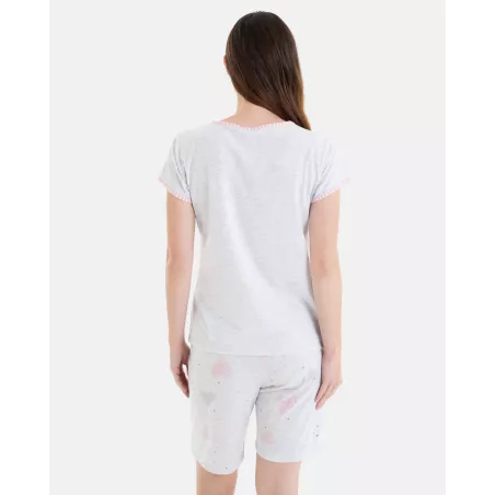 Pijama Dona Estiu P251222 Gris Massana