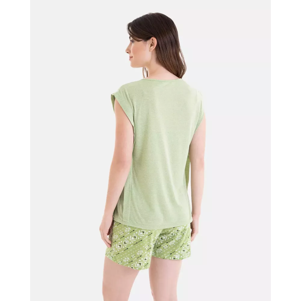 Pijama Dona Estiu P251230 Verd Massana