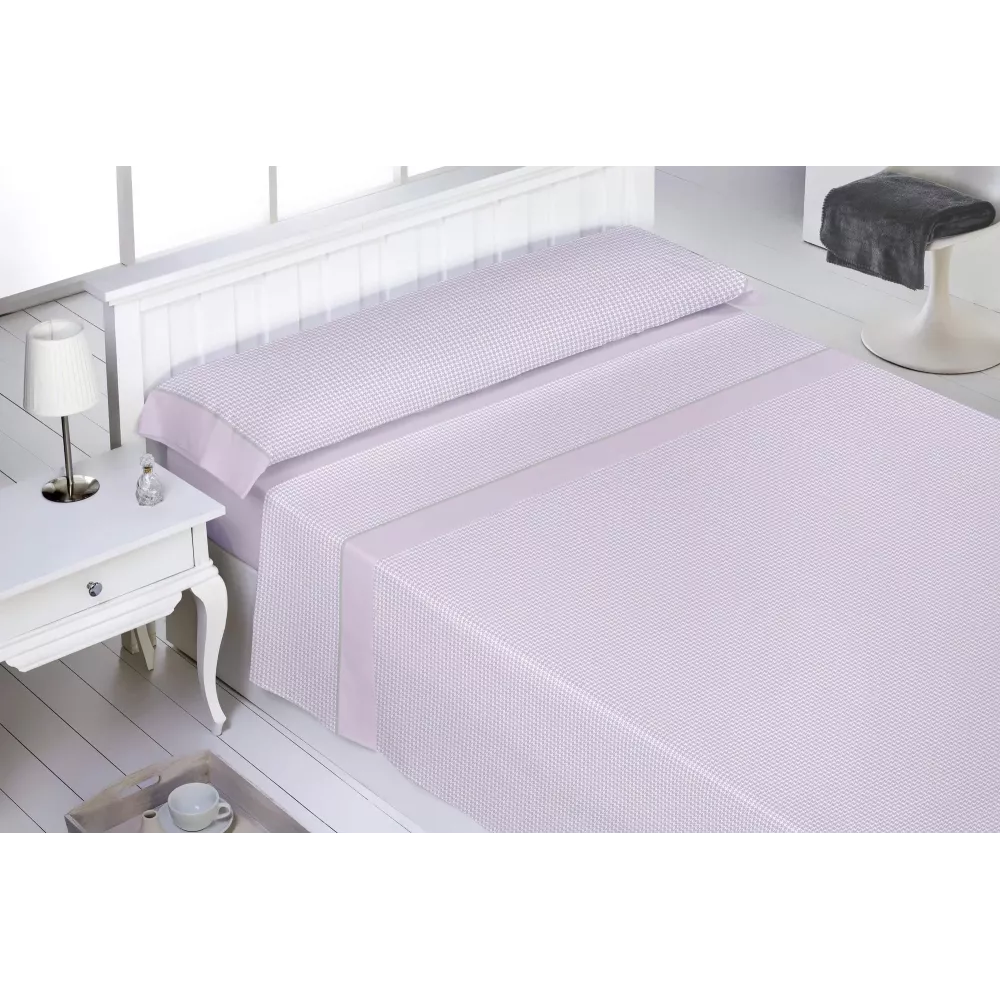 Conjunto de Cama Maia 100% Algodão 200 Fios Abecé Casa