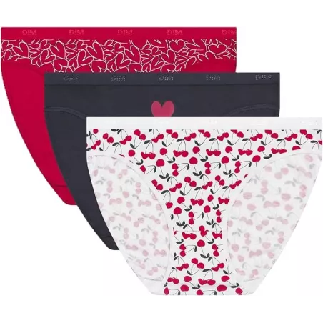 Pack 3 Cuecas Bikinis Dim les Pockets 4C17 Dim
