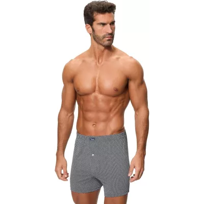 Pacco 2 Boxer Stampati 100% Cotone Abanderado